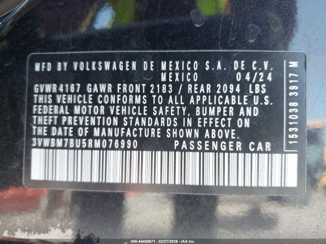 Volkswagen Jetta 1.5t Sport