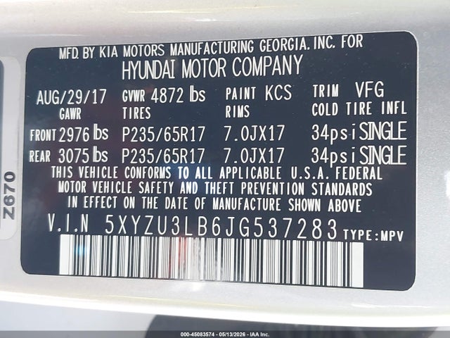 Hyundai SANTA FE 2.4l