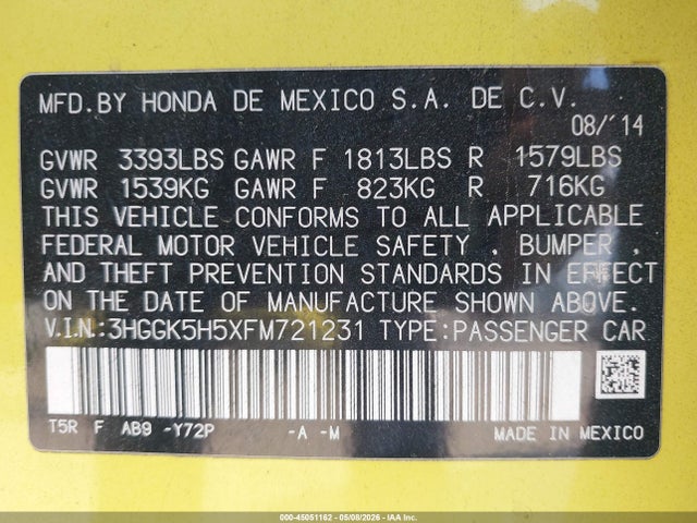 Honda Fit Lx