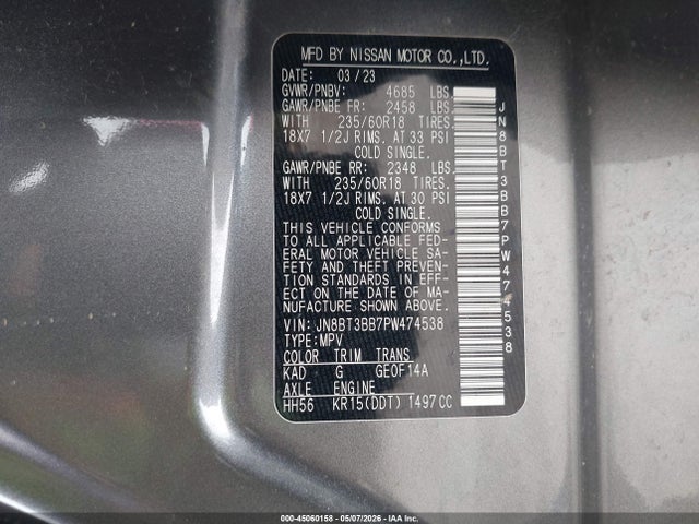 Nissan Rogue Sv Intelligent Awd