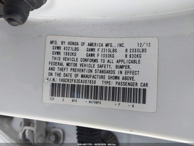 Honda Accord Ex-l