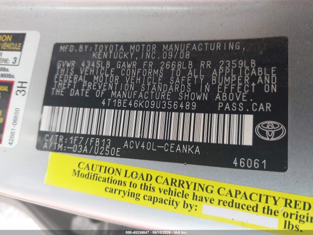 Toyota Camry Le