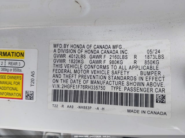 Honda Civic Ex
