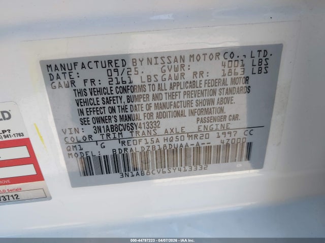 Nissan Sentra Sv