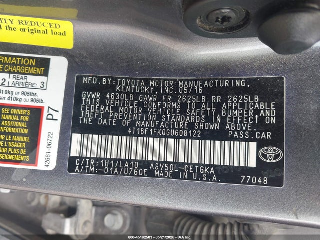 Toyota Camry Xle