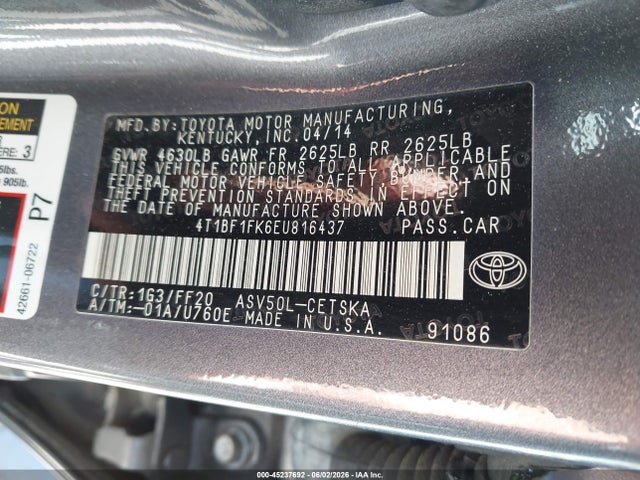 Toyota Camry Se