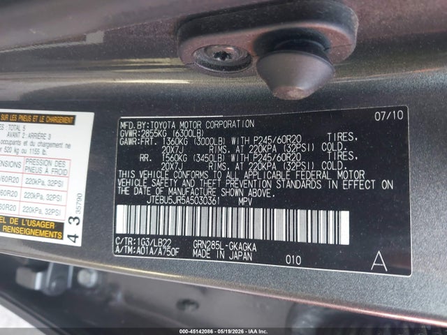 Toyota 4Runner Limited V6