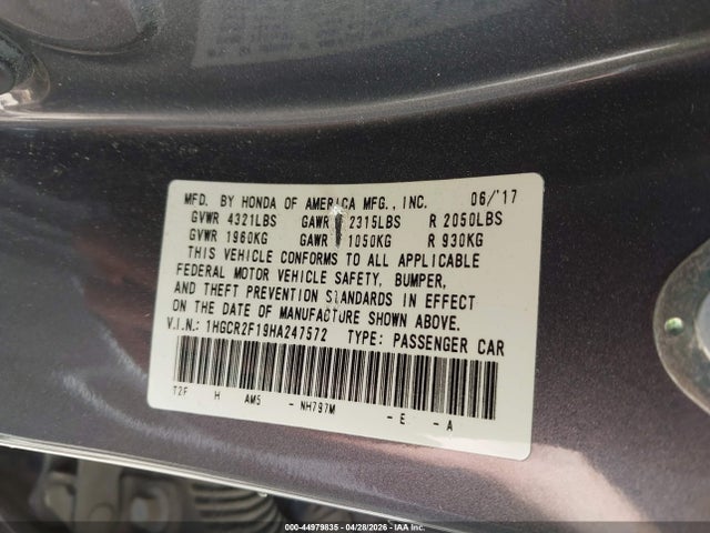 Honda Accord Sport Se