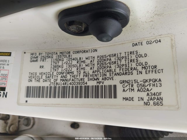 Toyota 4Runner Sr5 Sport V6