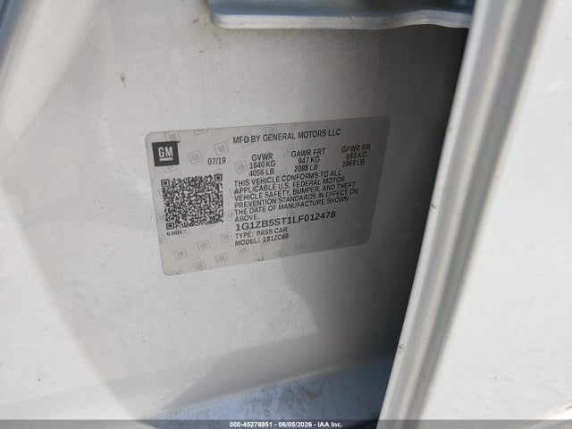 Chevrolet Malibu Fwd Ls