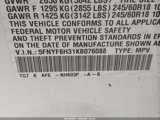 Honda Pilot Ex