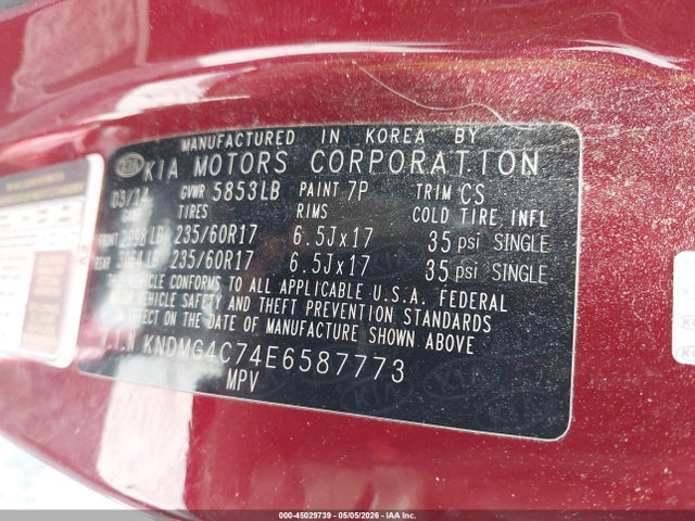 Kia Sedona Lx
