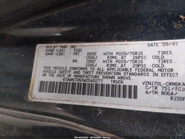 Toyota Tacoma Base V6