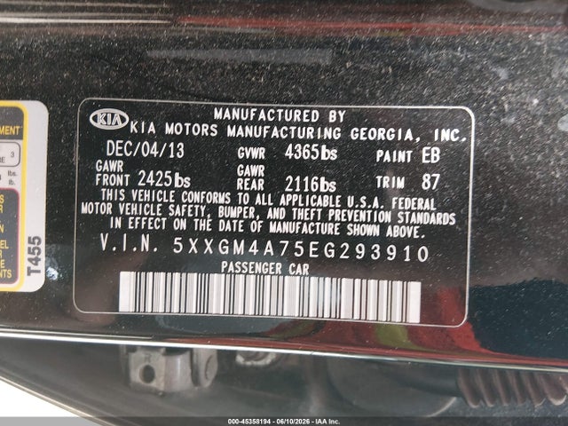 Kia Optima Lx