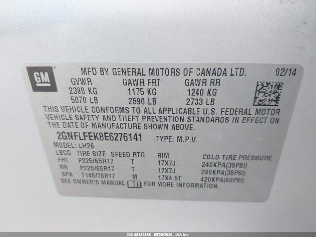 Chevrolet Equinox 1lt