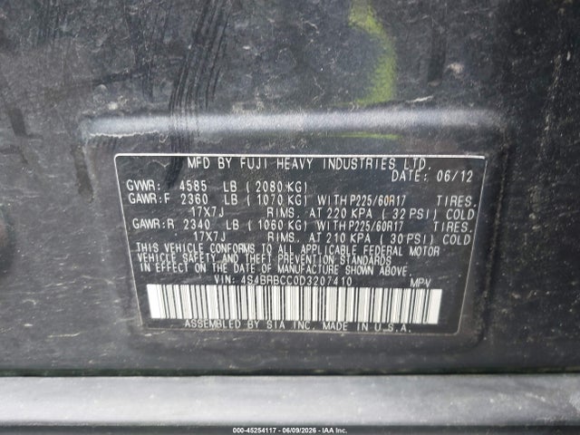 Subaru Outback 2.5i Premium