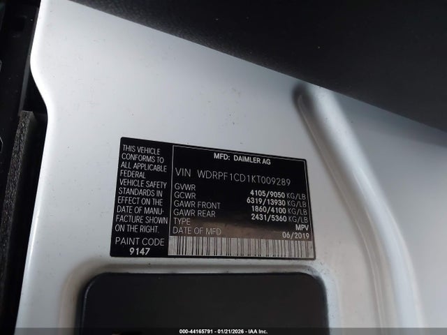 Freightliner Sprinter 2500 High Roof V6