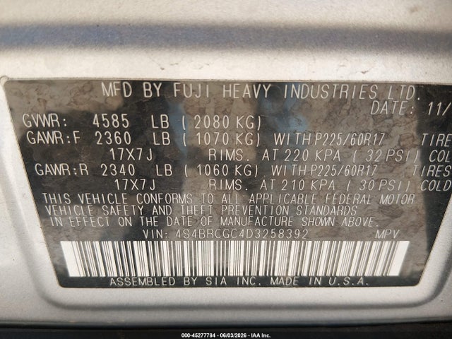 Subaru Outback 2.5i Premium
