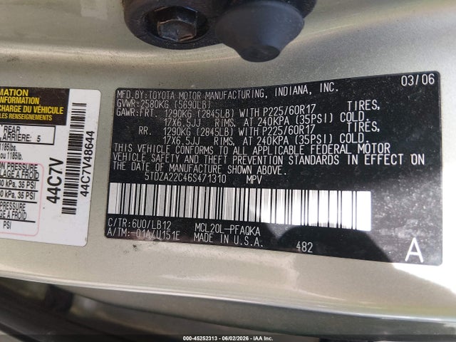 Toyota Sienna Xle Limited