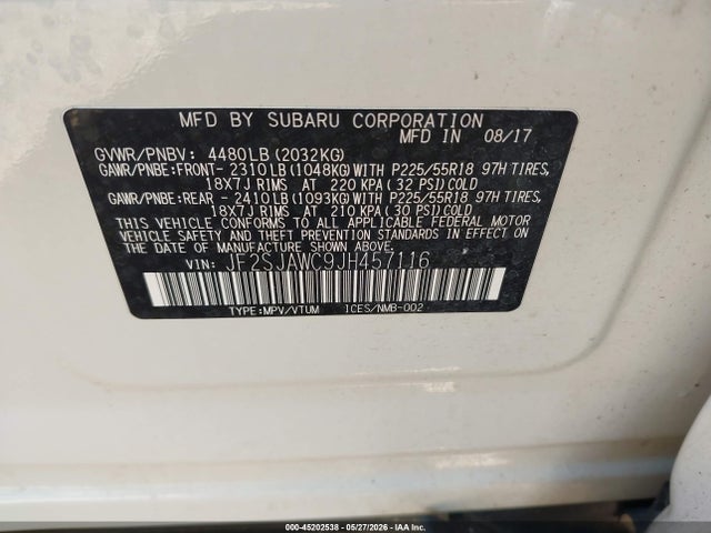 Subaru Forester 2.5i Touring