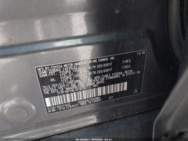 Toyota RAV4 Xle