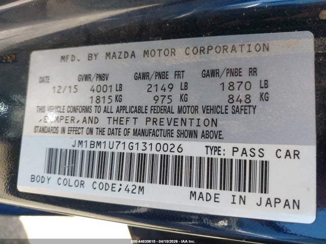 Mazda Mazda3 I Sport