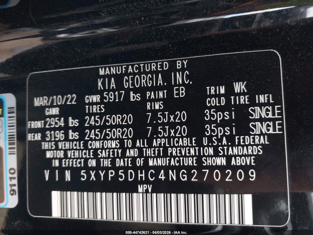 Kia Telluride Sx