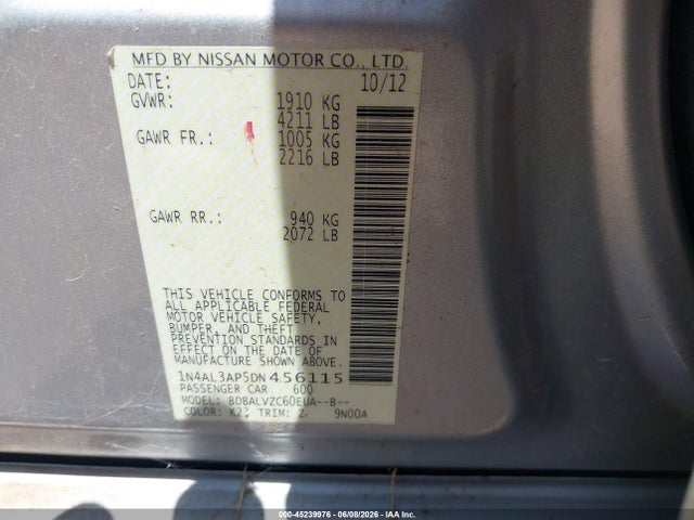 Nissan Altima 2.5 Sl