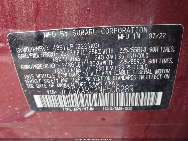 Subaru Forester Touring
