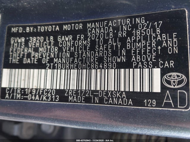 Toyota Corolla Se