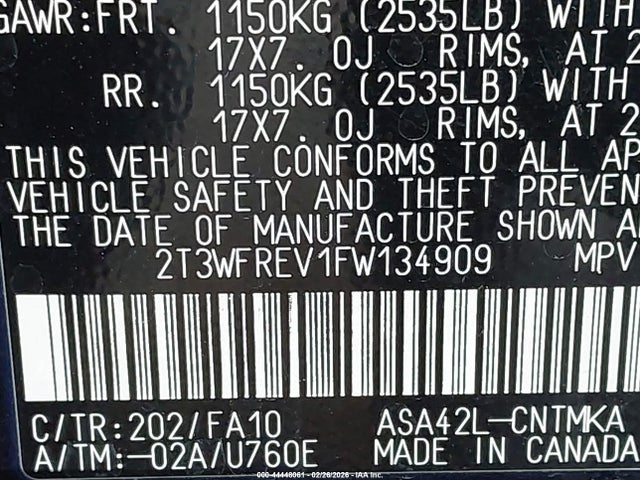 Toyota RAV4 Xle