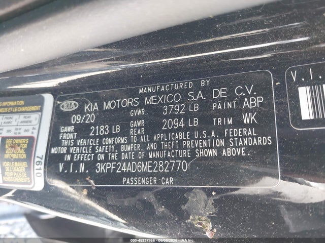 Kia Forte Lxs