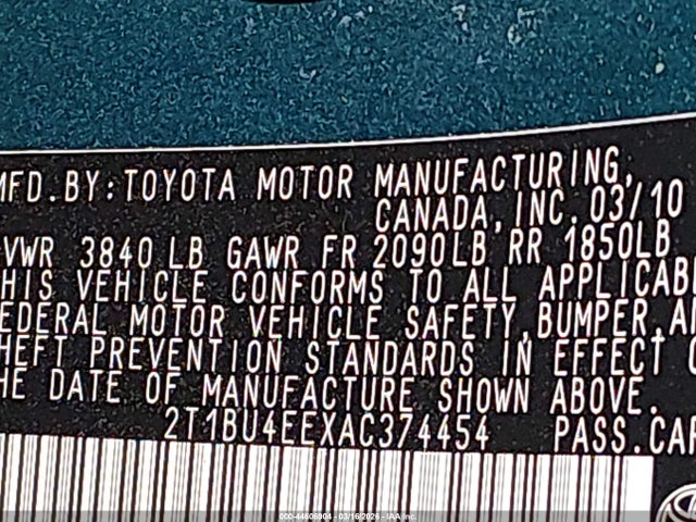 Toyota Corolla Le