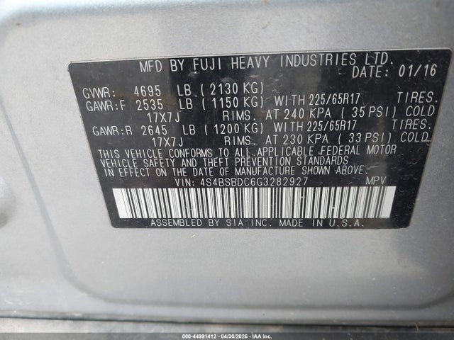 Subaru Outback 2.5i Premium