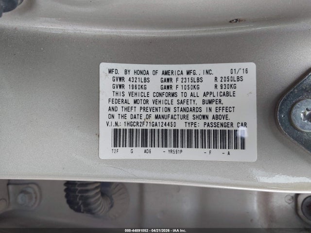 Honda Accord Ex