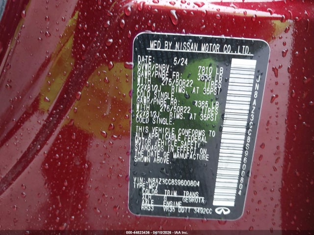 INFINITI Qx Autograph Awd