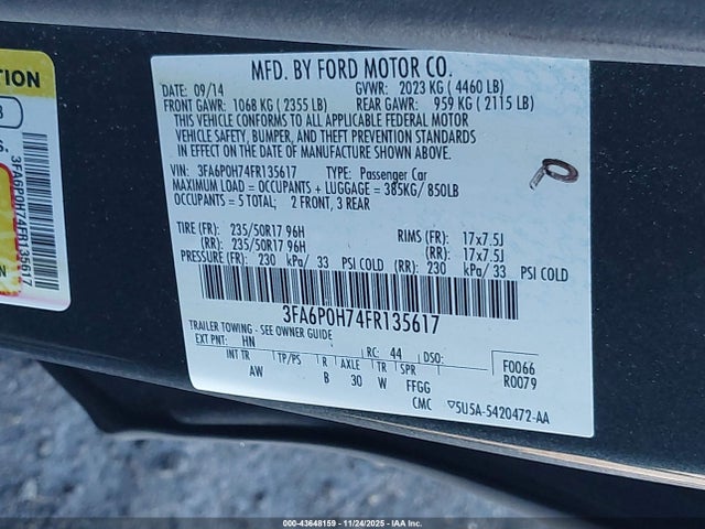 Ford Fusion Se