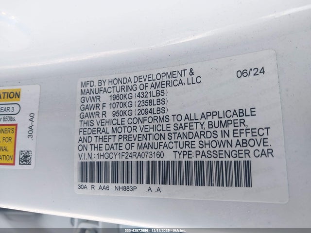 Honda Accord Lx
