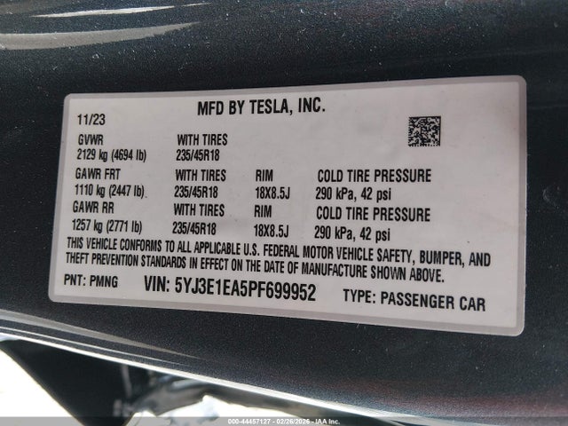 Tesla Model 3 Rear-wheel Drive
