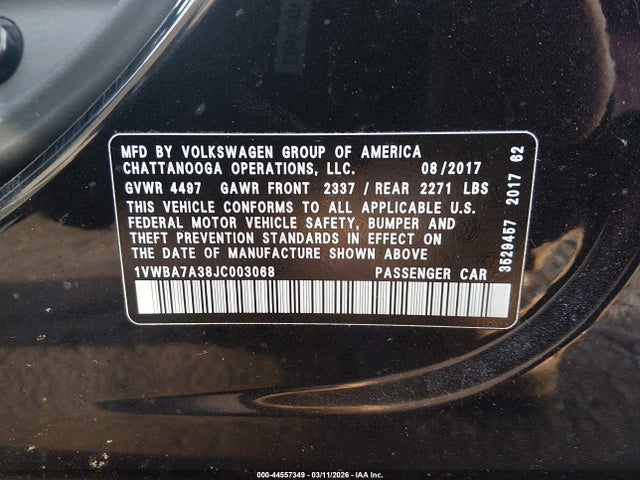 Volkswagen Passat 2.0t Se