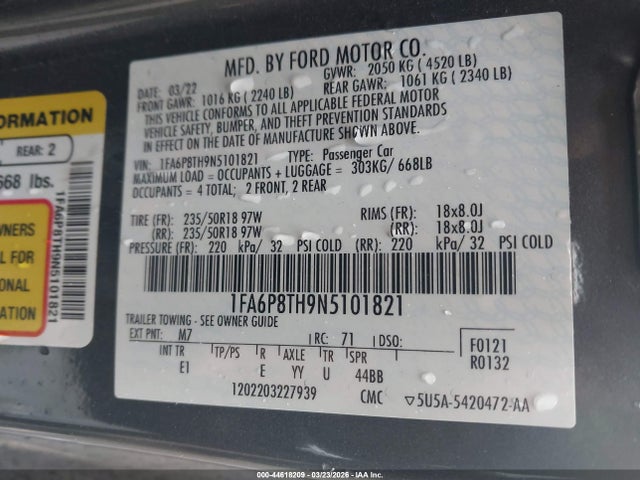 Ford Mustang Ecoboost Premium Fastback
