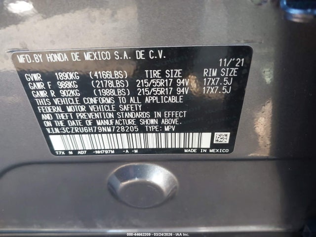 Honda HR-V Awd Ex-l