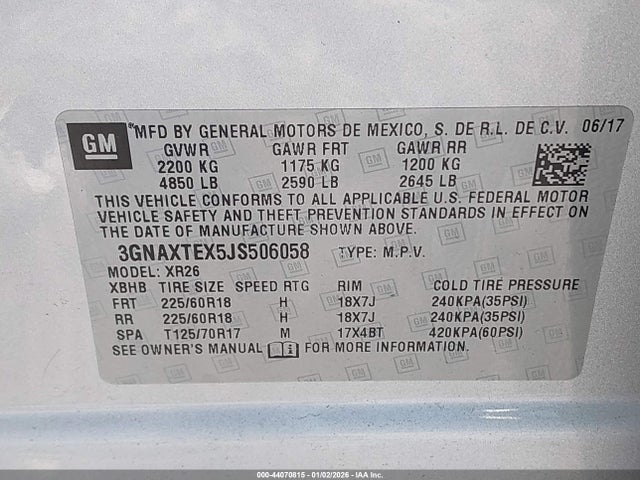 Chevrolet Equinox Lt