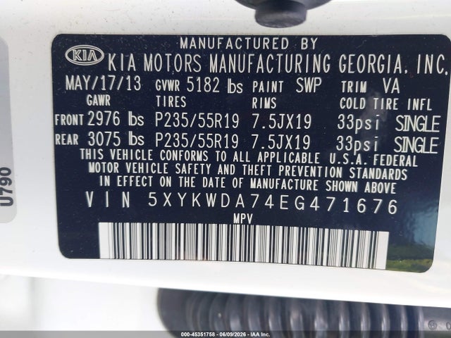 Kia Sorento Limited V6