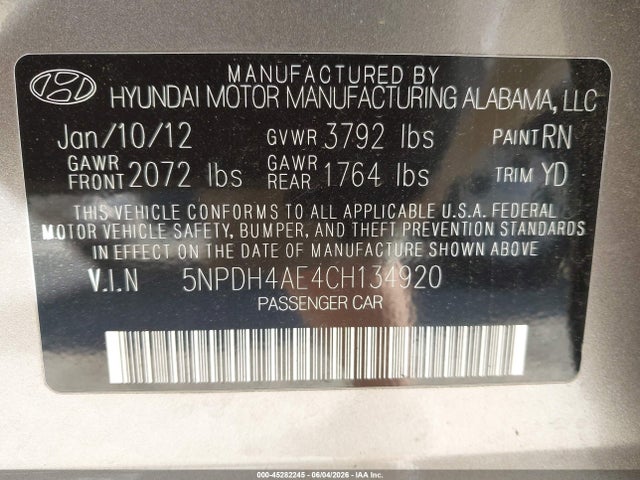 Hyundai ELANTRA Gls