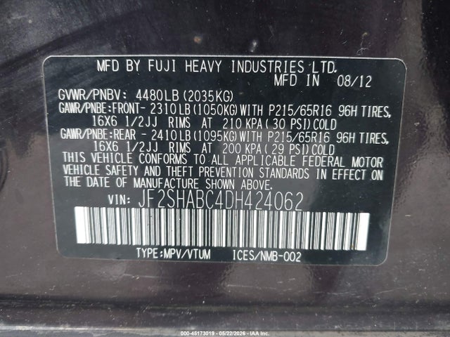Subaru Forester 2.5x