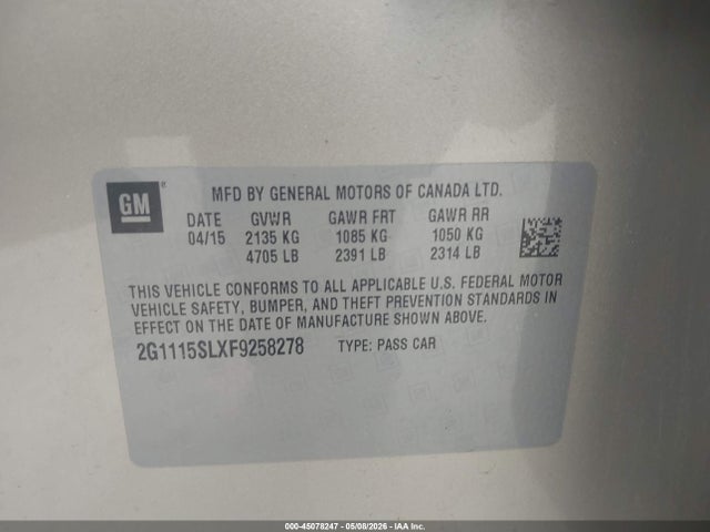 Chevrolet Impala 1lt