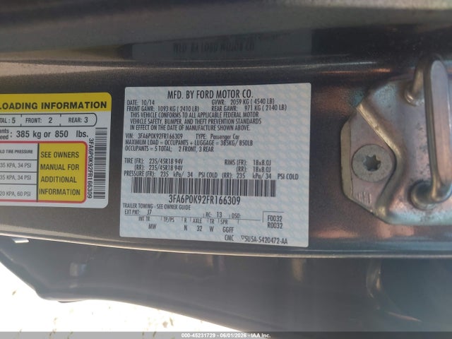 Ford Fusion Titanium