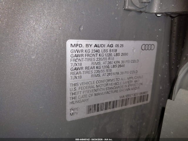 Audi Q3 Premium 45 Tfsi S Line Quattro Tiptronic