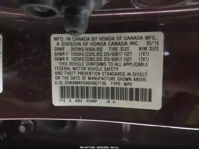 Honda CR-V Ex